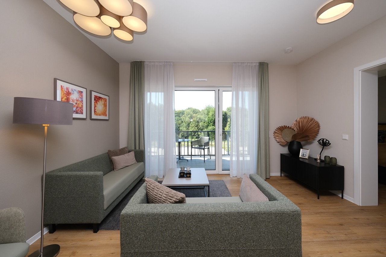 Wohnbereich Apartment Typ D